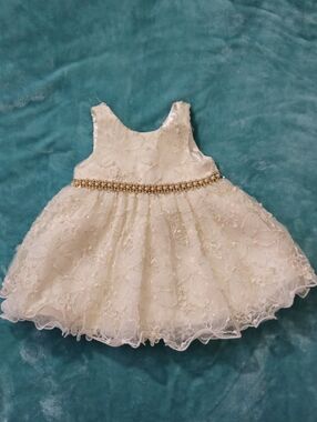 American Princess | Dresses | Girls Formal Dress Pink White With Pearl  Beading Purchased From Macys | Poshmark